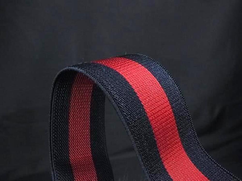 Gucci Red Bag Belt Bum Sherry Canvas Body Waist Crossbody Red